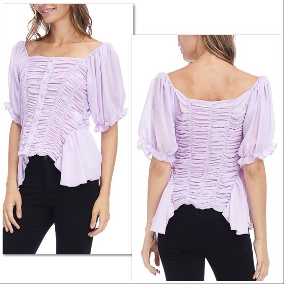 *LAST 2* Renaissance Lilac Corset Top - Picture 5 of 8